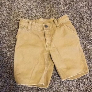 Gap Tan Boys Cut Off Shorts